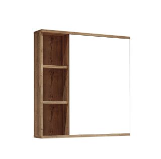 Шкаф-зеркало Grossman "ФОРТА-80 см" универсальное дуб галифакс